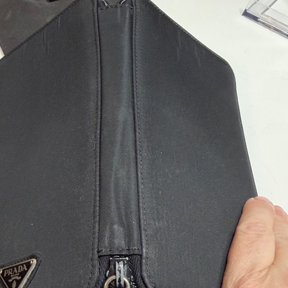 Prada Black Nylon Zip Wallet - Picture 8 of 8